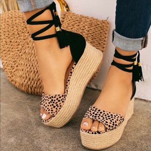 Leopard Espadrilles